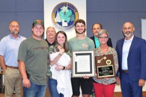 Peal family honored