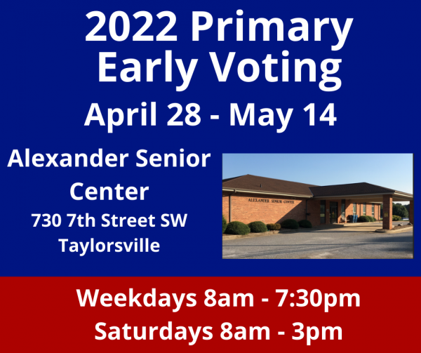 2022 Primary Election Early Voting Dates 