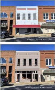 16 W Main Ave - before and after