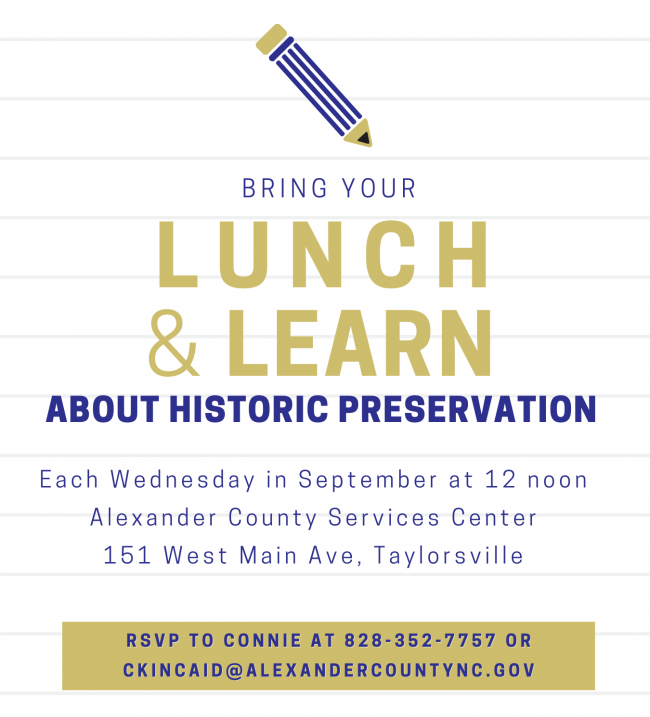 Historic Preservation Lunch and Learn