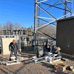 Open Broadband equipment installation in Stony Point - January 2023