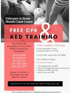 First Aid and CPR Training Flyer