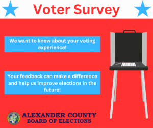 Voter Survey - Let Us Know How We Did