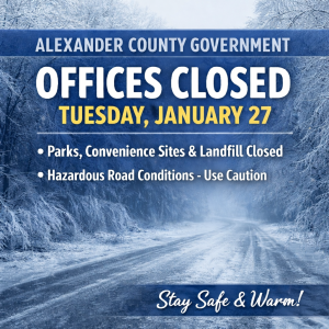County offices closed on Tuesday